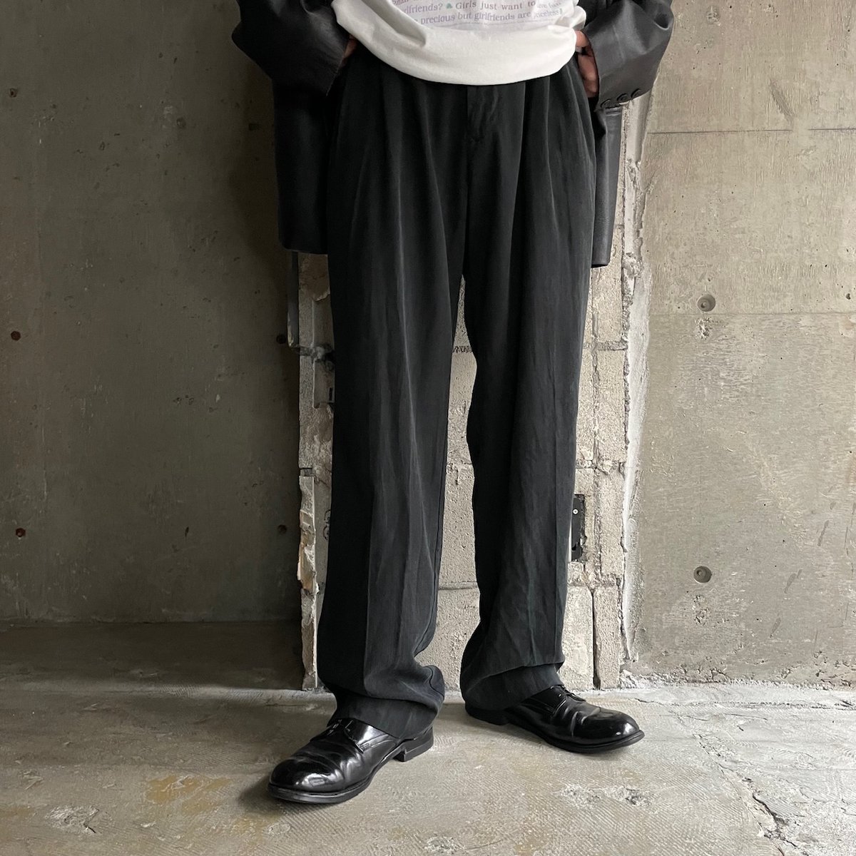 90s  Bahama シルク 2タックスラックス ビンテージ usa 90s Bahama シルク 2タックスラックス ビンテージ usa 90s Tommy