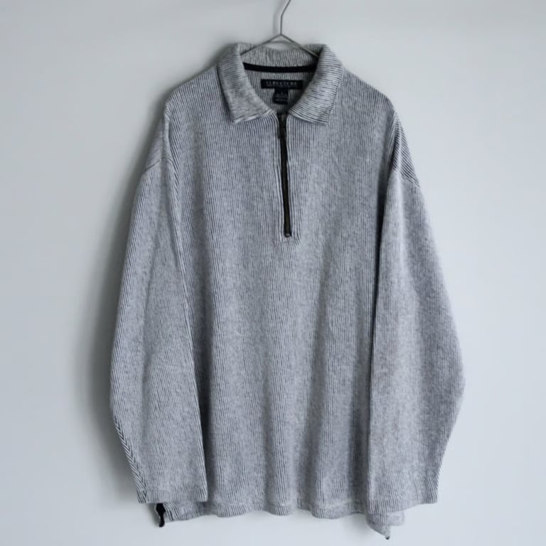 90s~ Structure half zip knit shirt｜ストラクチャー