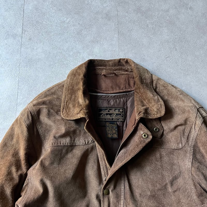 80s Eddie Bauer liner down suede jacket | sui & 80s Eddie Bauer liner down suede jacket | sui &