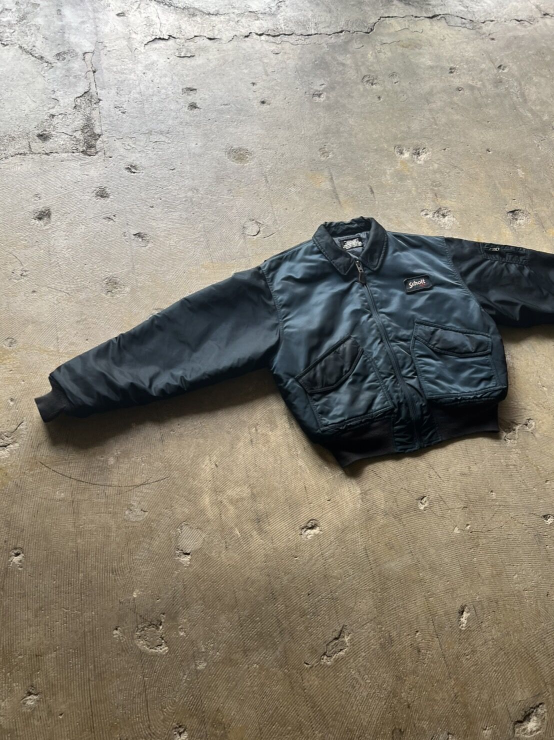 90s Schott CWU bomber jacket | sui & shara 90s Schott CWU bomber jacket | sui & shara