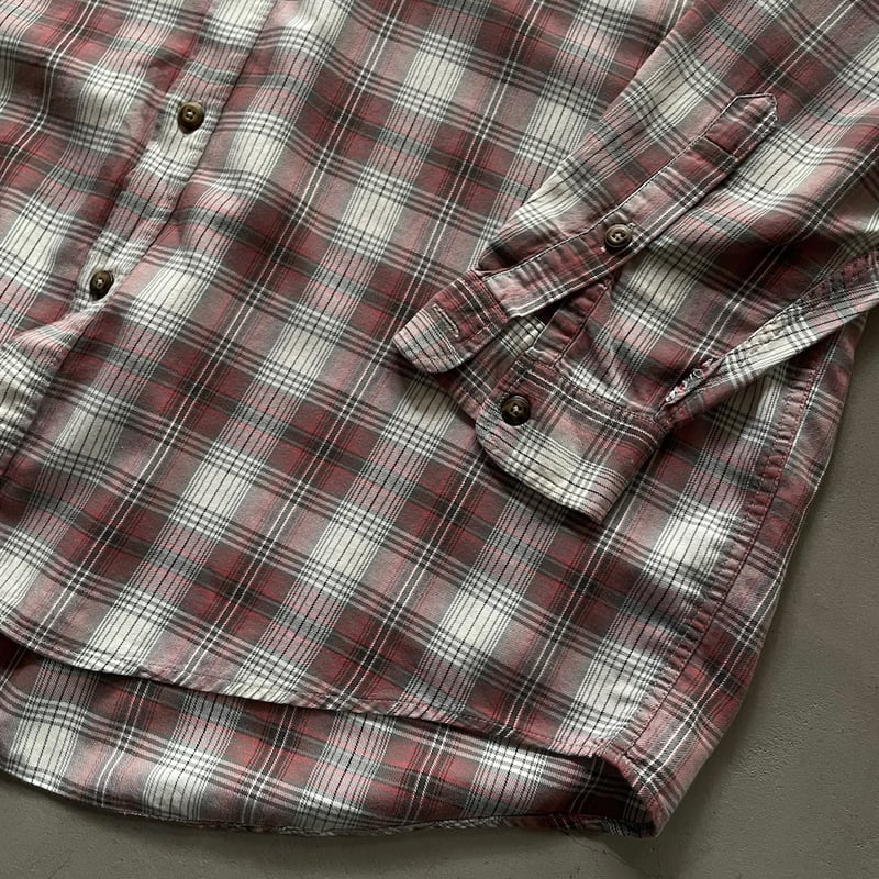 00s Patagonia plaid cotton shirt ″Made in PORTU