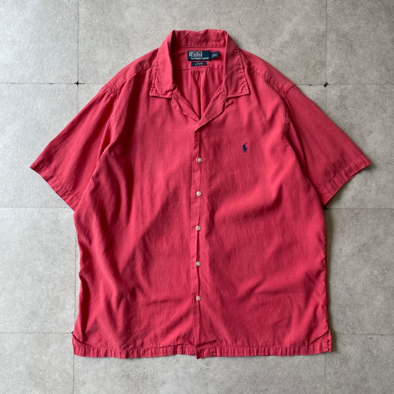 90s Ralph Lauren open collar shirt 
