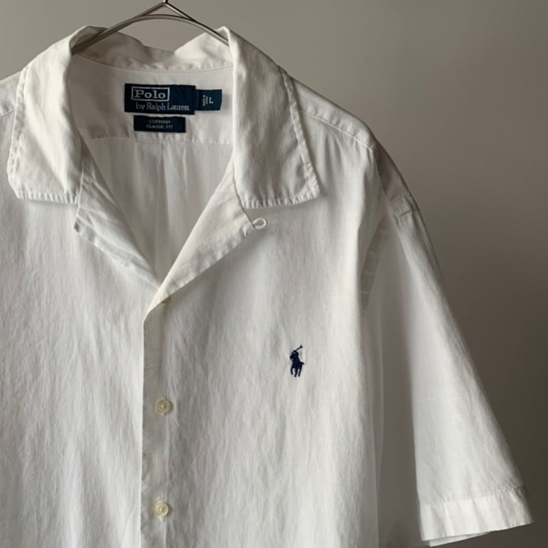 90s Ralph lauren linen×cotton shirt ″Curham″ |