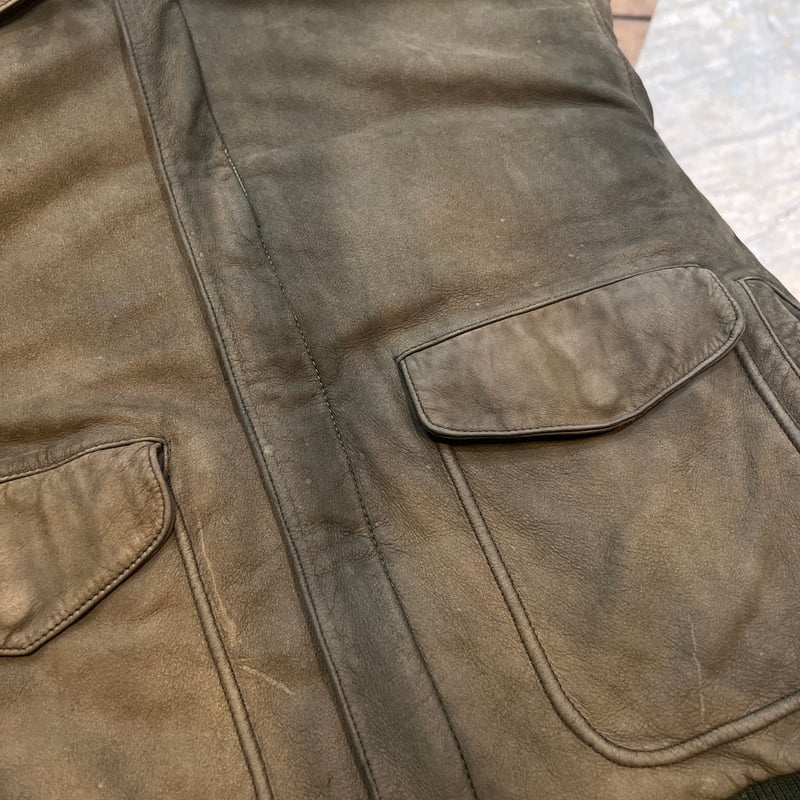 90s G-Ⅲ A-2 type leather jacket | sui & shara
