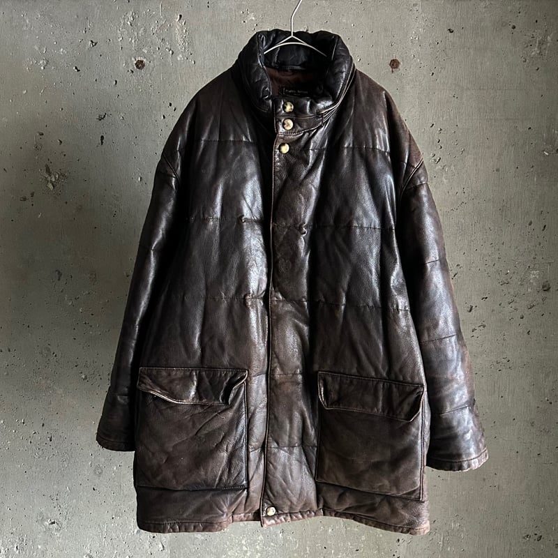 90s Franck Namani leather down jacket | sui &