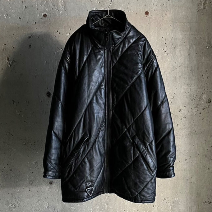 Wilsons Leather レザーダッフルコート ブラック 90s Wilsons Leather レザーダッフルコート ブラック 90s Wilsons