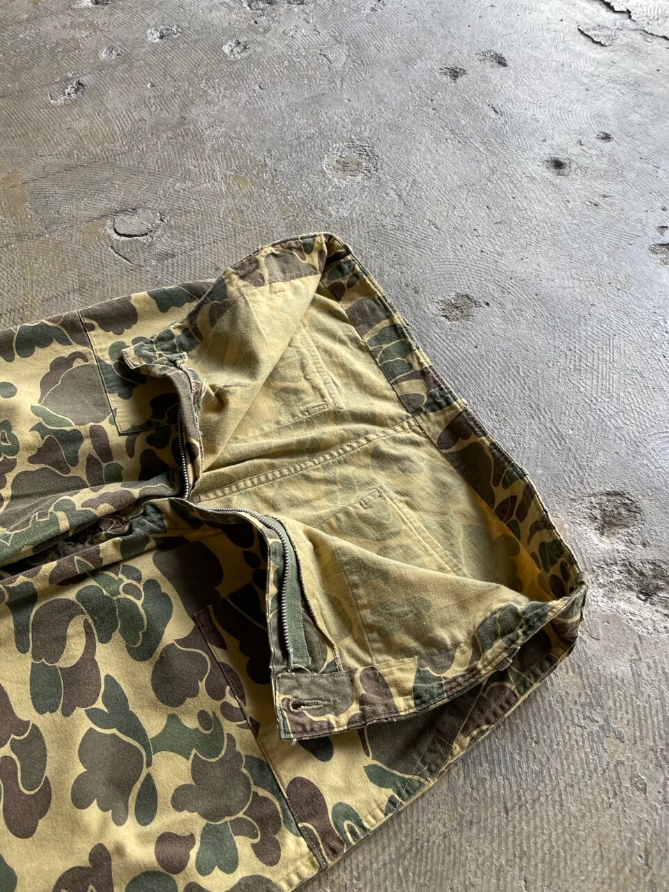 1960s~US ARMY ダックハンターカモ 　フロッグスキン　ベイカーパンツ 1960s~US ARMY ダックハンターカモ フロッグスキン ベイカー