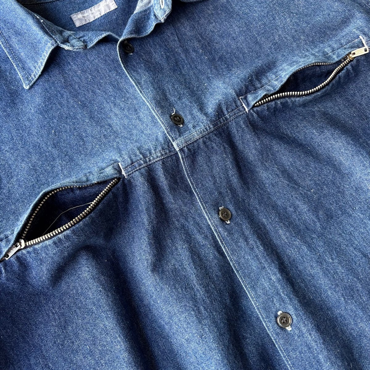 AD2002 COMME des GARCONS HOMME デニム切替シャツ