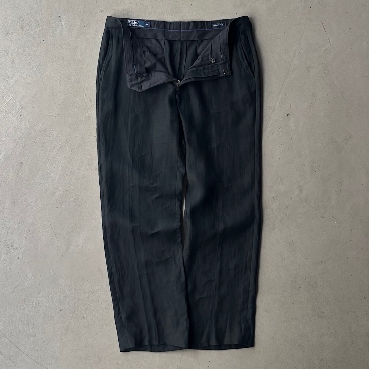 90s 90年代　リネンパンツ　イタリア製　made in Italy 90s 90年代 リネンパンツ イタリア製 made in Italy