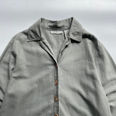 90’s linen/cotton shirt jacket
