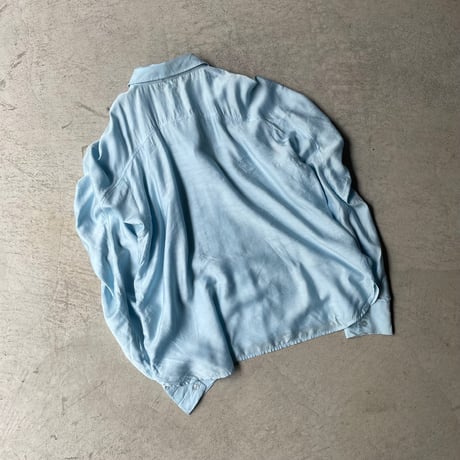 Gather sleeve L/S shirt