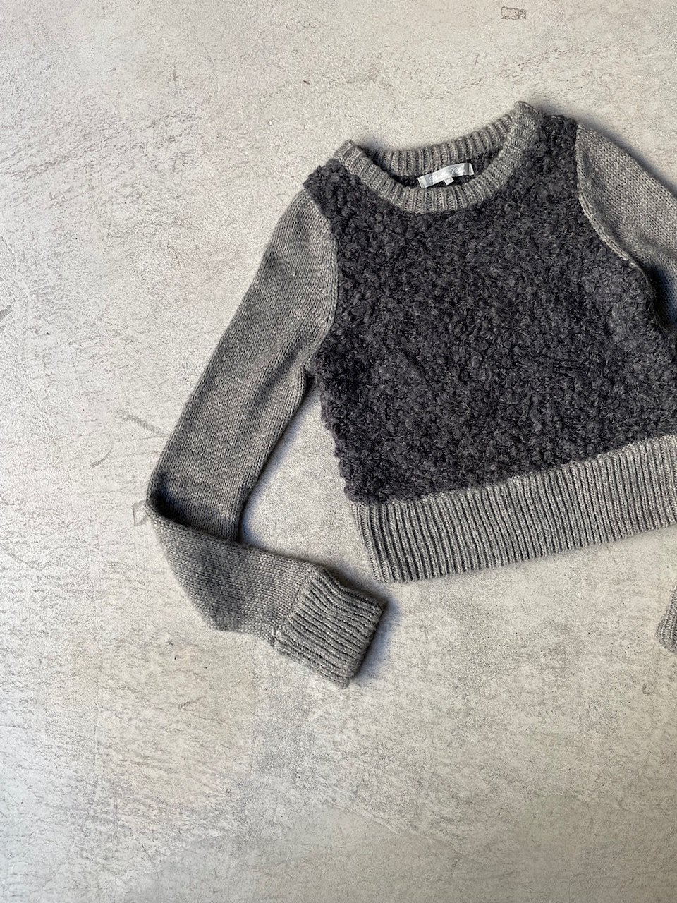 Loop yarn short length knit | sui & shara