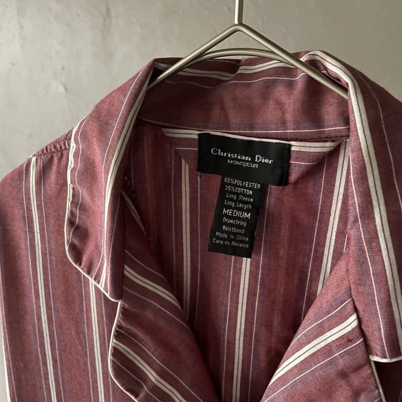 トップス 90s Christian Dior Stripe Shirt 90s Christian Dior Stripe Shirt 80-90s Christian Dior L/S