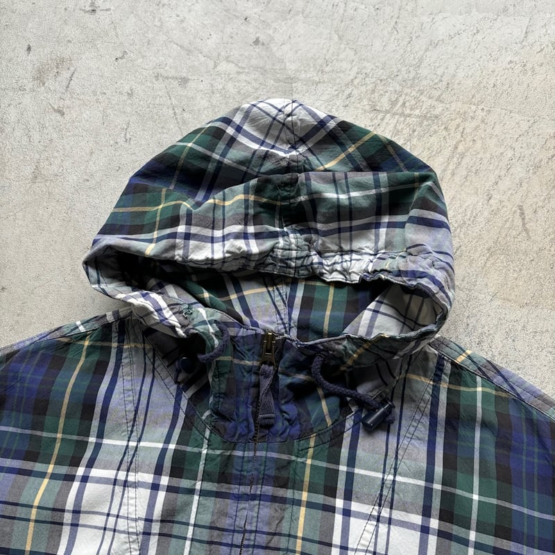 ジャケット・アウター 90s Eddie Bauer Plaid Hoodie 90s Eddie bauer plaid cotton anorak hoodie | su