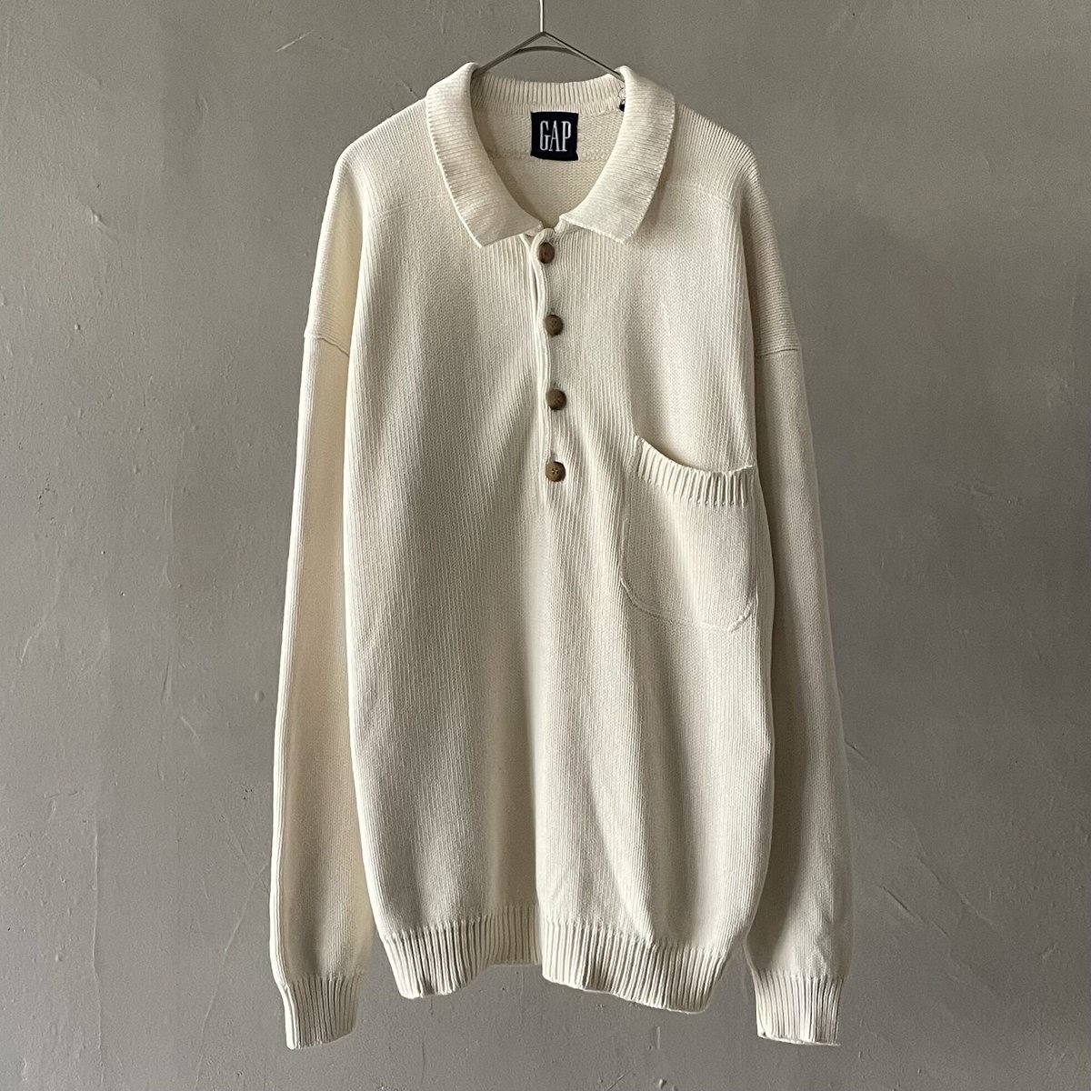 トップス 90s gap wool Knit Polo Shirt $_12.JPG?set_id=880000500F