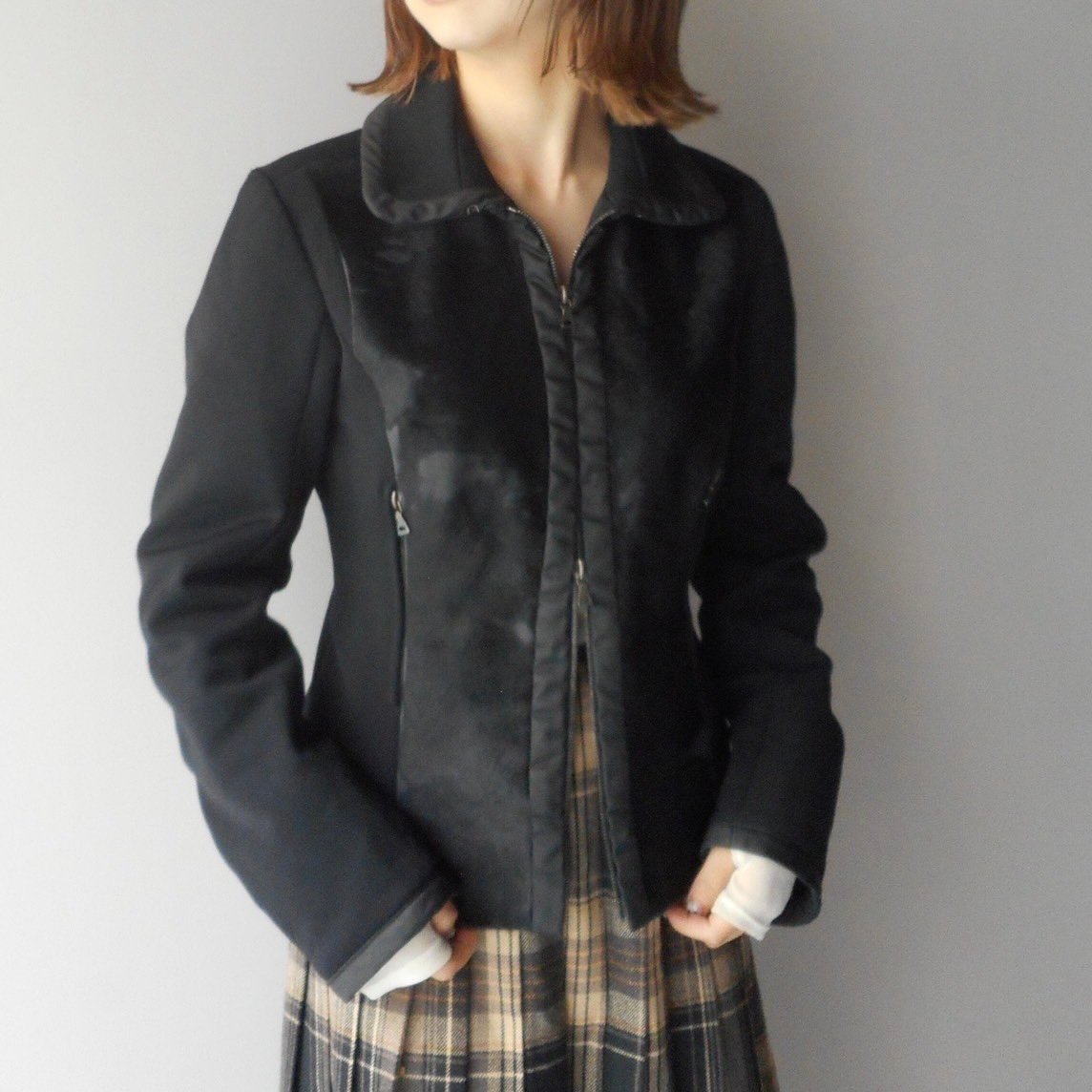 PRADA switching design zip up jacket | sui & shara