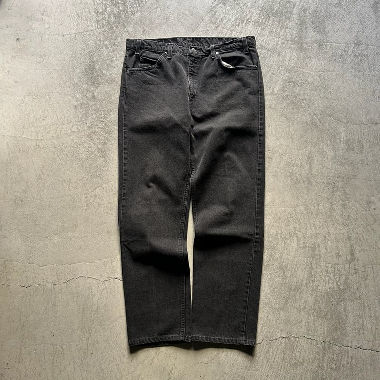 90s Levis 505 black denim pants｜リーバイス