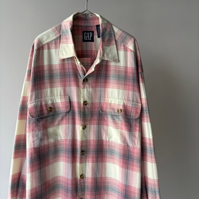 90s GAP ombre check cotton shirt | sui & shara