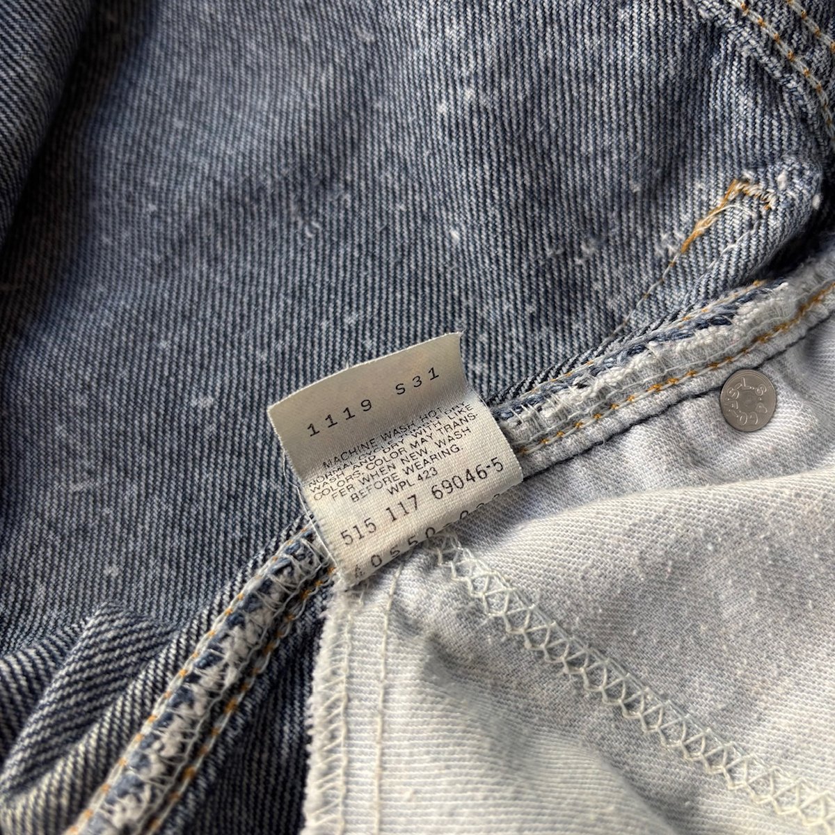 80s Levi's 550 “galactic wash” denim pants | su