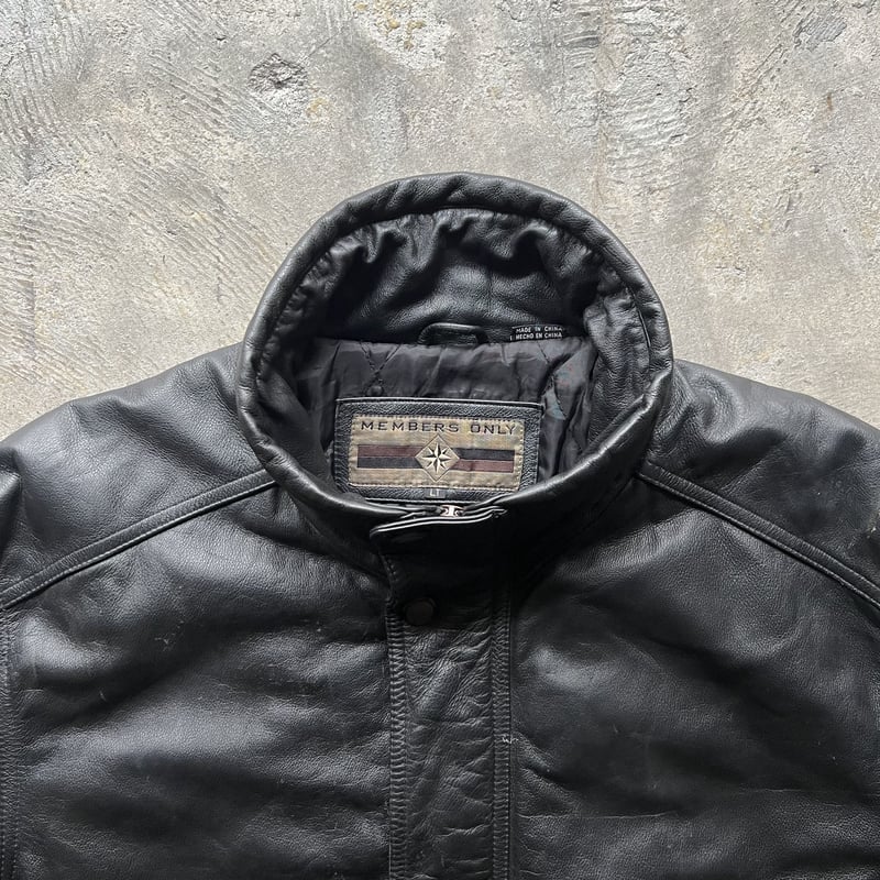 90s members only leather jacket | sui & shara