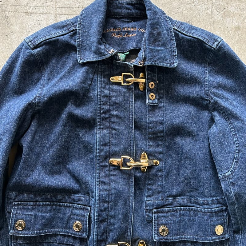Lauren ralph lauren denim fireman jacket | sui