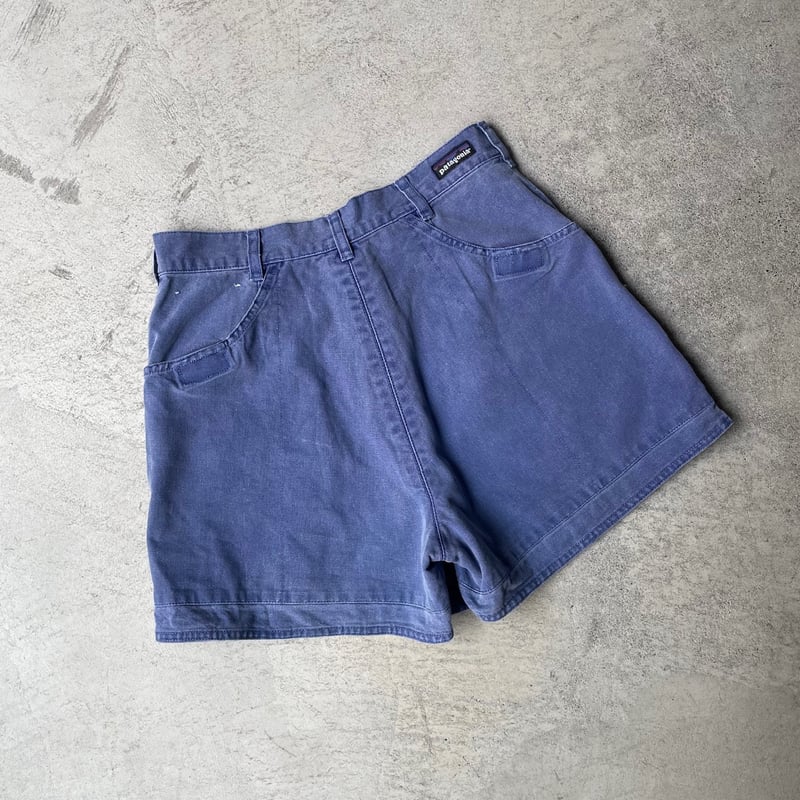 ダークブルー ショートパンツ バックポケット付き Patagonia back pocket design short pants | sui