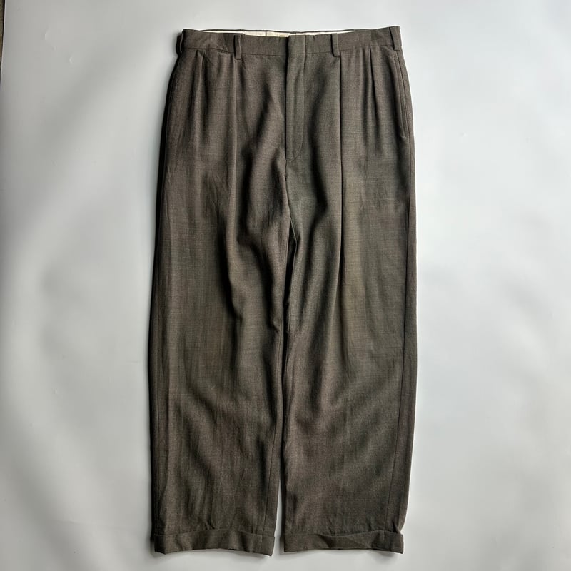 90's Polo Ralph Lauren 2tuck wool slacks | sui