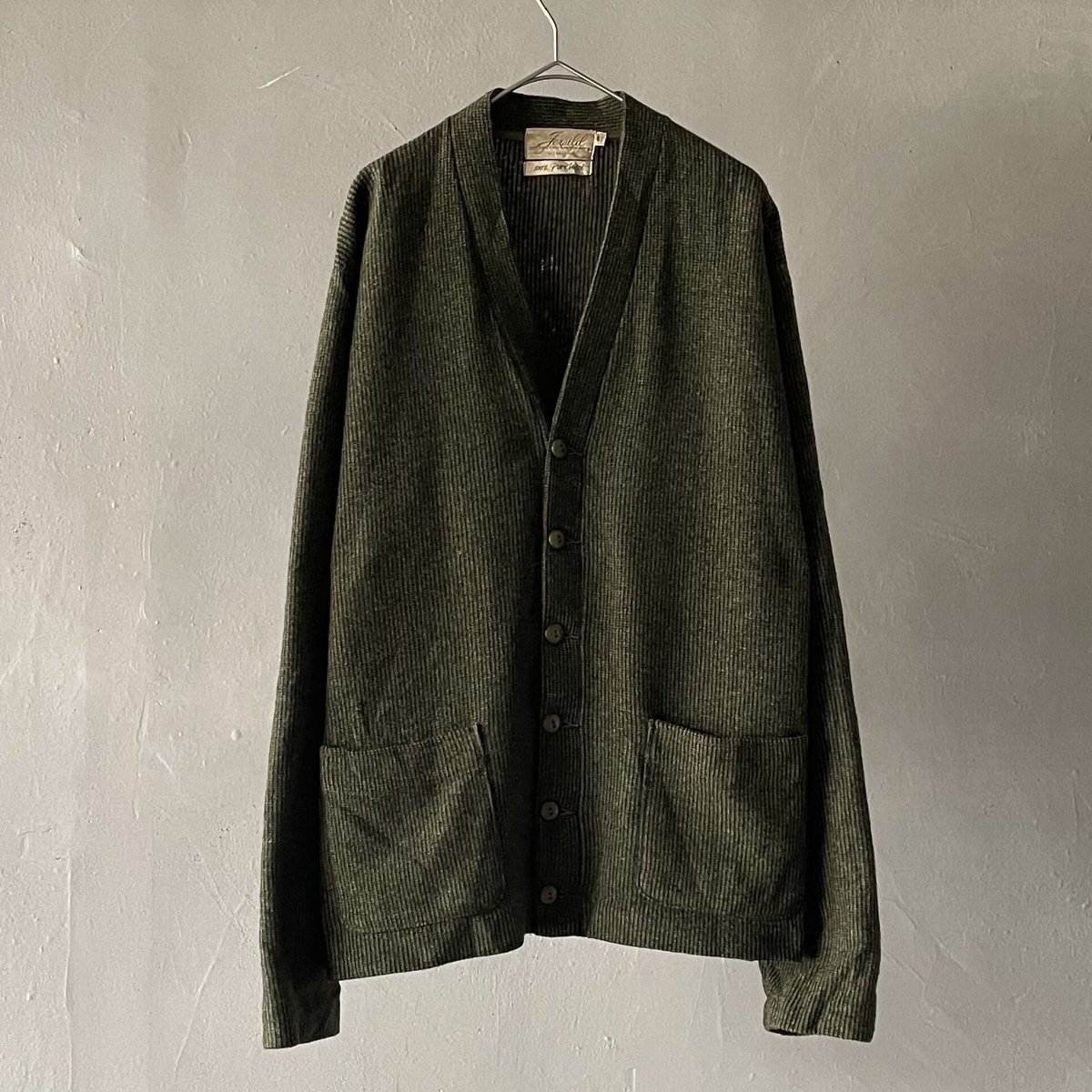 60s Jersild モヘアカーディガン ウールカーディガン 60s JERSILD MOHAIR CARDIGAN MADE IN USA 🇺🇸 Size