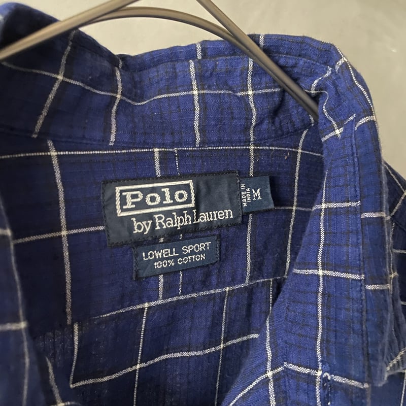 90s Ralph Lauren ''Lowell Sport'' plaid shirt |