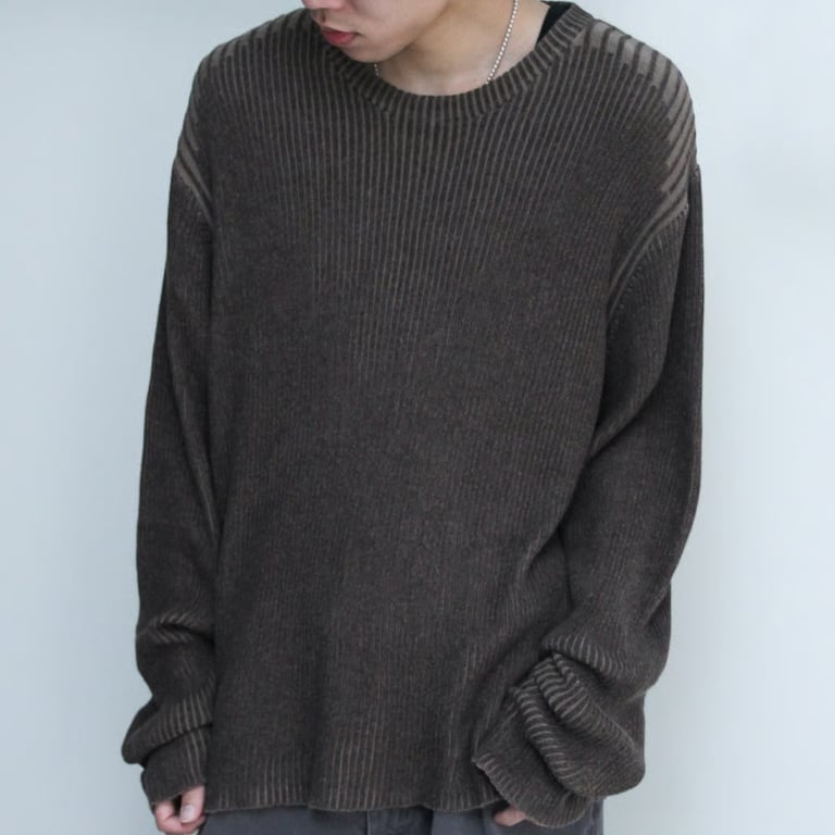 90s Calvin klein jeans design cotton knit sweater｜カルバンクライン