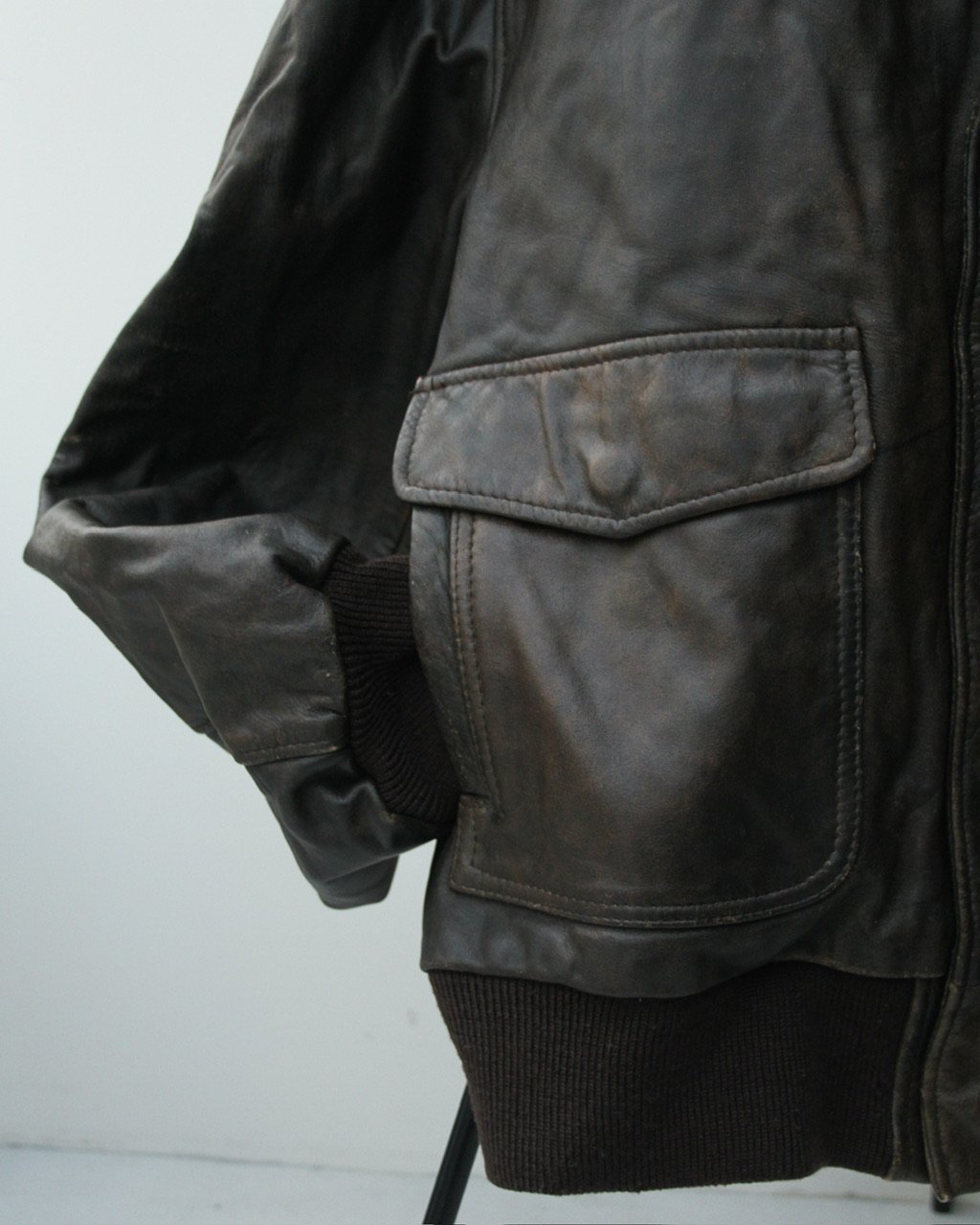 90s BANANA REPUBLICレザージャケット A-2タイプ 90s OLD BANANA REPUBLIC レザージャケット ボックス｜Yahoo!フリマ