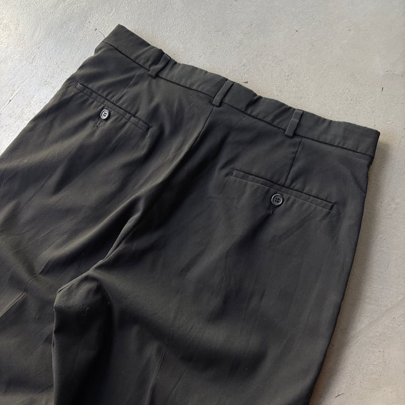 パンツ 00s SLATES slacks 00's Levi's “SLATES” Slacks Black W34 L32 リーバイス 2タック