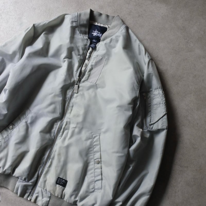Stussy MA-1 type flight jacket | sui & shara Stussy MA-1 type flight jacket | sui & shara