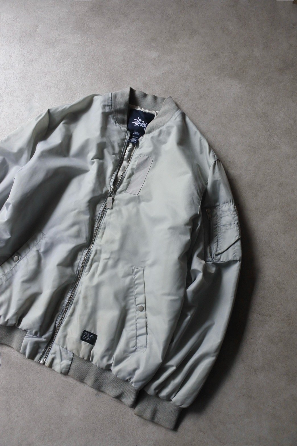 90s old ステューシーミリタリーフライトJKT stussy ma1 STUSSY ステューシー ジャケット メンズ MA-1(stussy JKT MA1