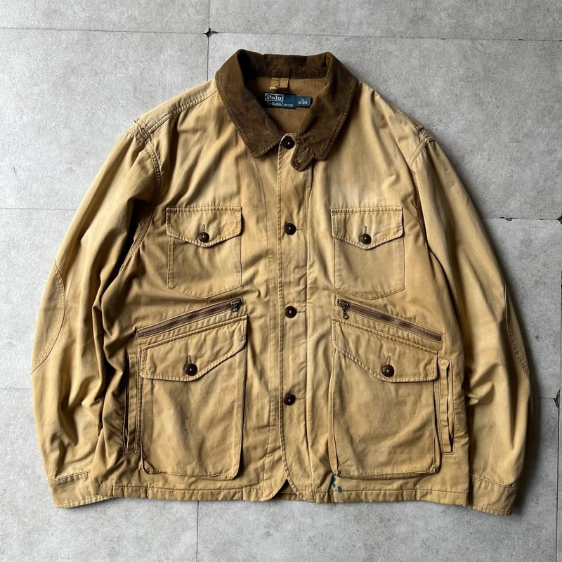 Polo Ralph Lauren フィッシング ハンティング ジャケット 短丈 Polo Ralph Lauren フィッシング ハンティング ジャケット 短丈 1990