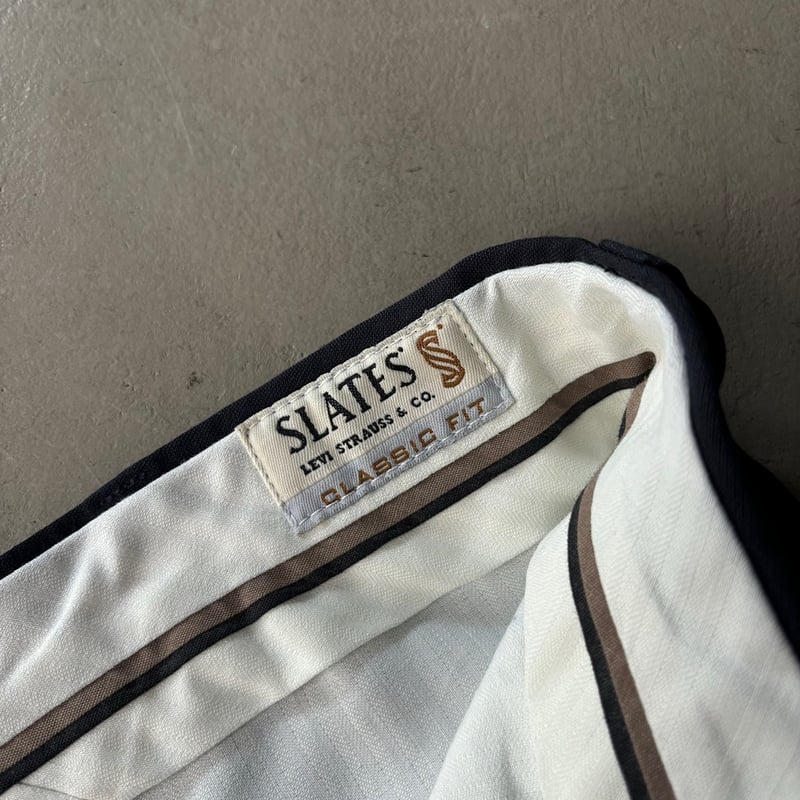 パンツ 90s LEVI'S SLATES 2Tuck Check Slacks W31 00's Levi's SLATES 2tuck Slacks 00年代 リーバイス スレイツ