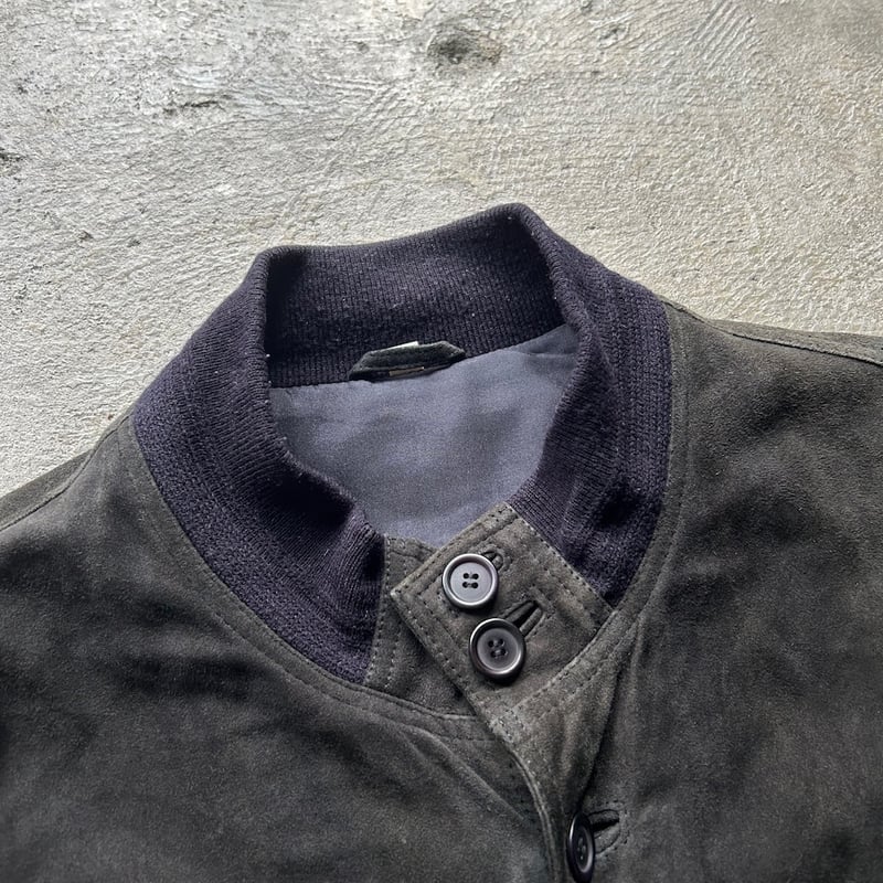 -90's A-1 suède leather jacket バルスターブルゾン 90's~ A-1 type suède leather valstar jacket | s