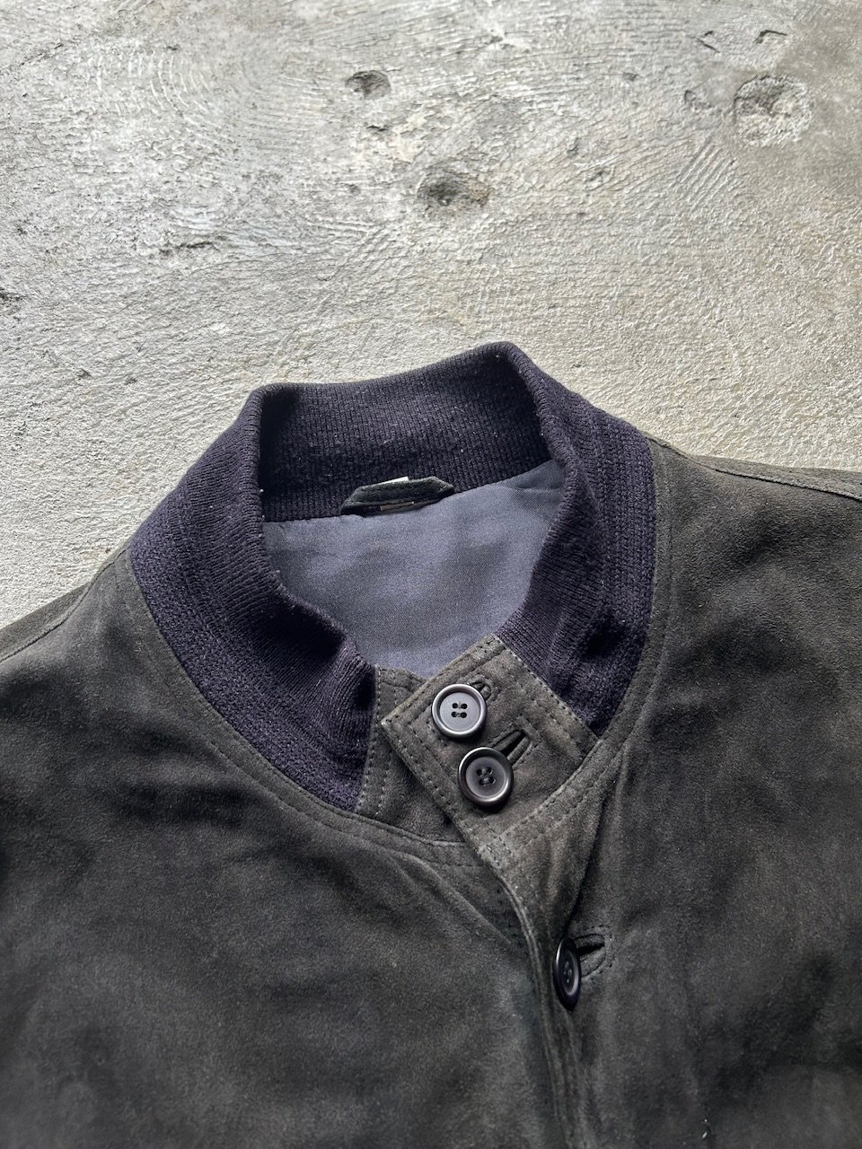90's~ A-1 type suède leather valstar jacket | s