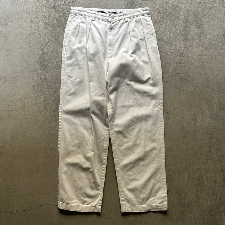 タックパンツ（Polo golf 2tuck cotton pants）