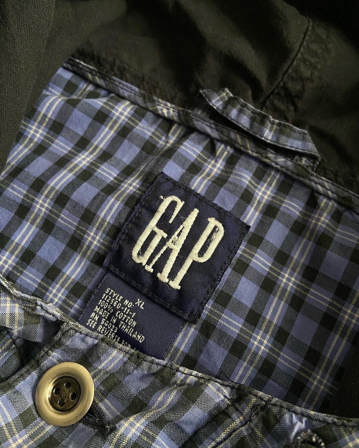 アラレれれ 　OLD GAP コットンアノラック（マドラスチェック） アラレれれ 様専用 OLD GAP コットンアノラック（マドラス