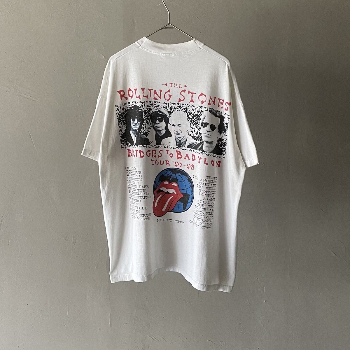 90s ローリングストーンズBridges to Babylon Tシャツ