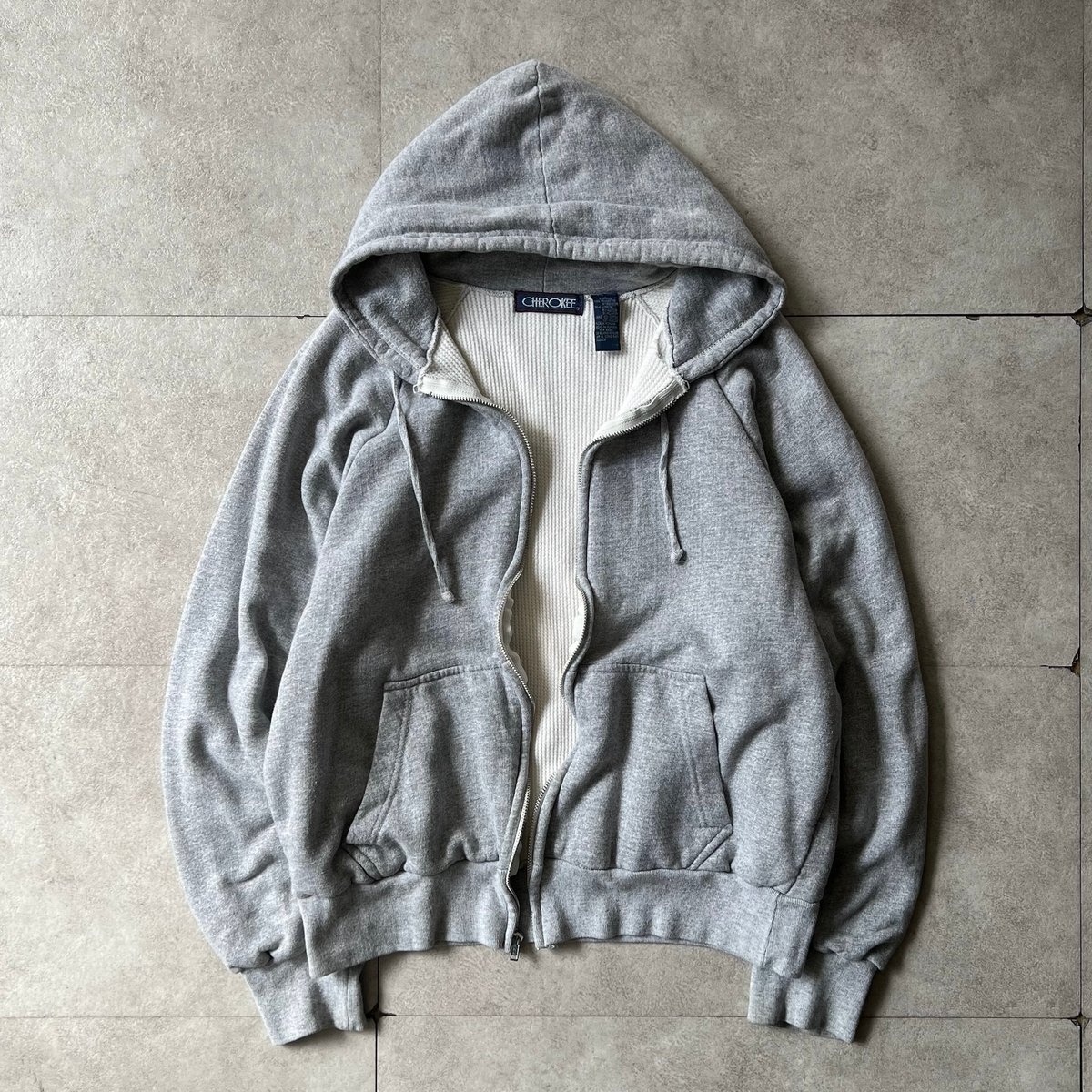 90s double face zip-up sweat hoodie | sui & shara