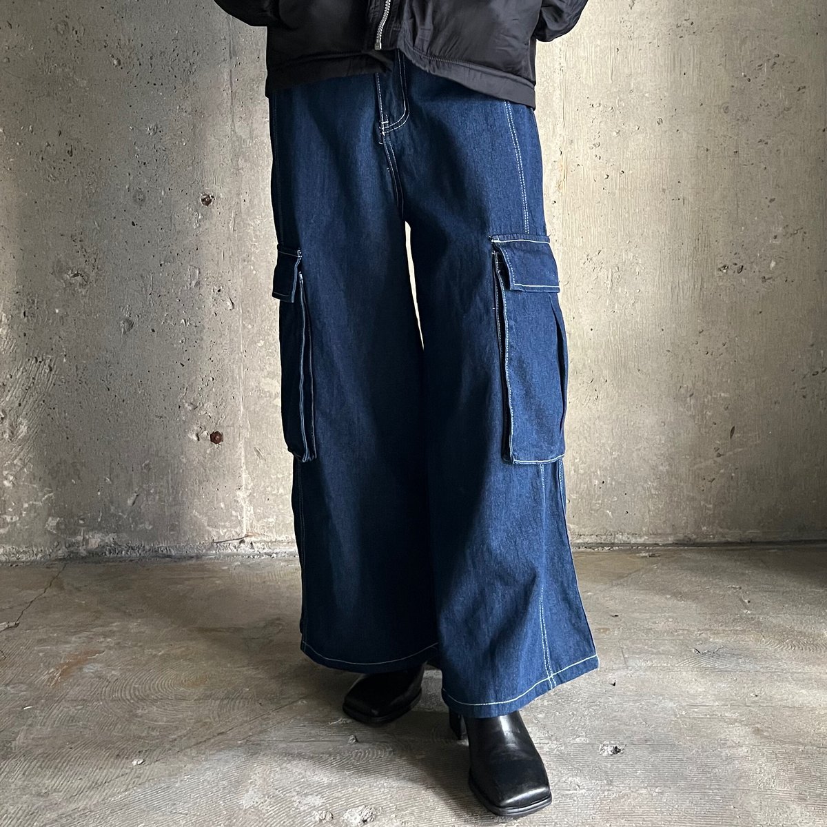 90s vintage 設け oririn ageing フレア buggy デニム