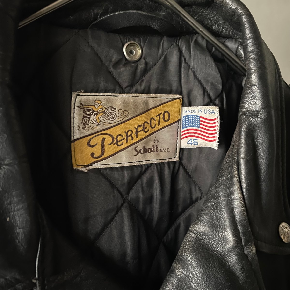 古着屋GOGO　Schott Perfecto バーガンディジャケット L 古着屋GOGO様専用 Schott Perfecto バーガンディジャケット L