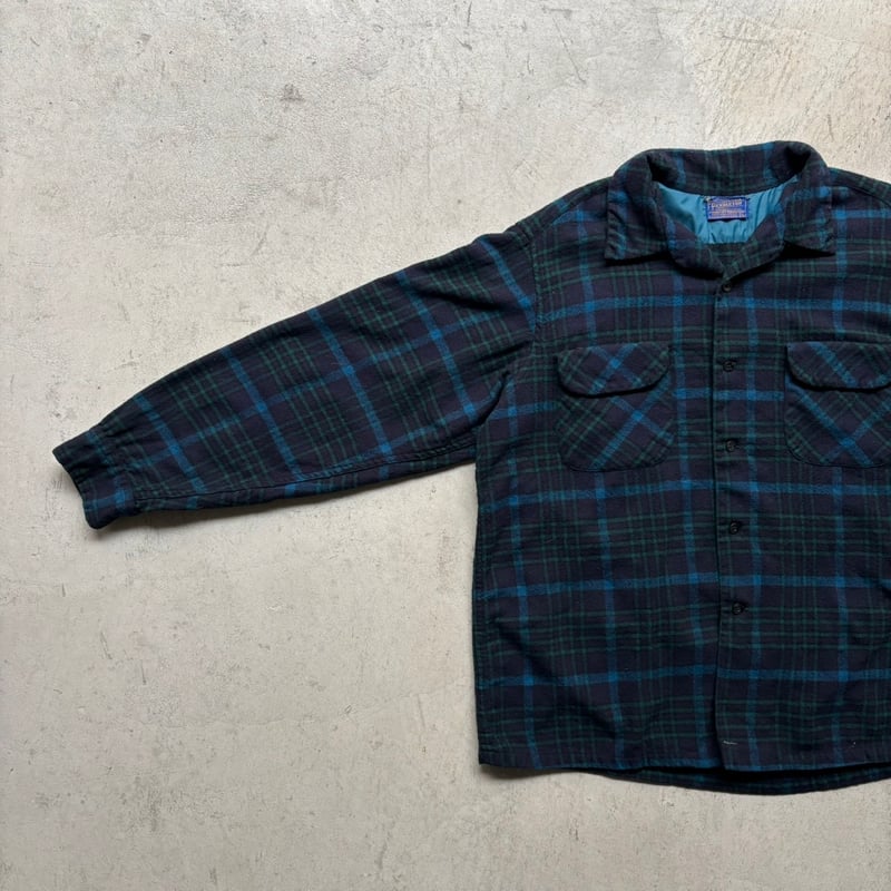50s Pendleton open collar wool shirt | sui & shara