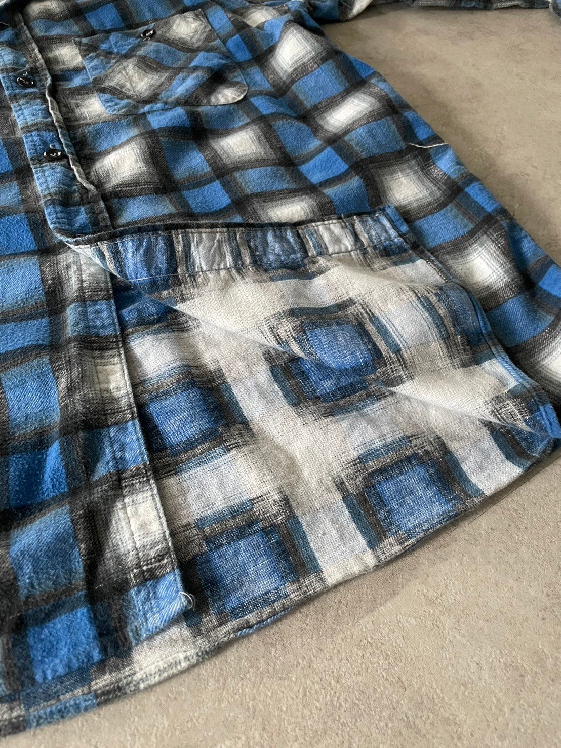 60s PowrHouse plaid print flannel shirt | sui &