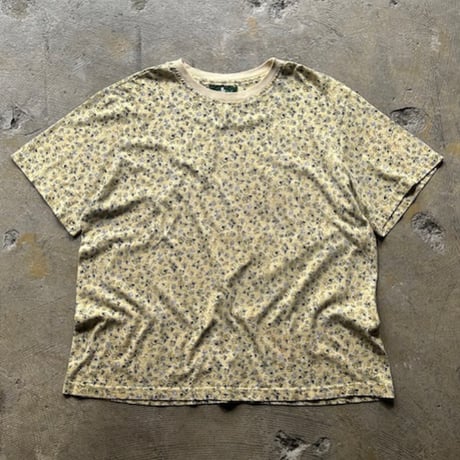 OHGAフラワープリントTシャツ sn]super.natural｜HONAMI TSUBOI * W フラワー プリント T