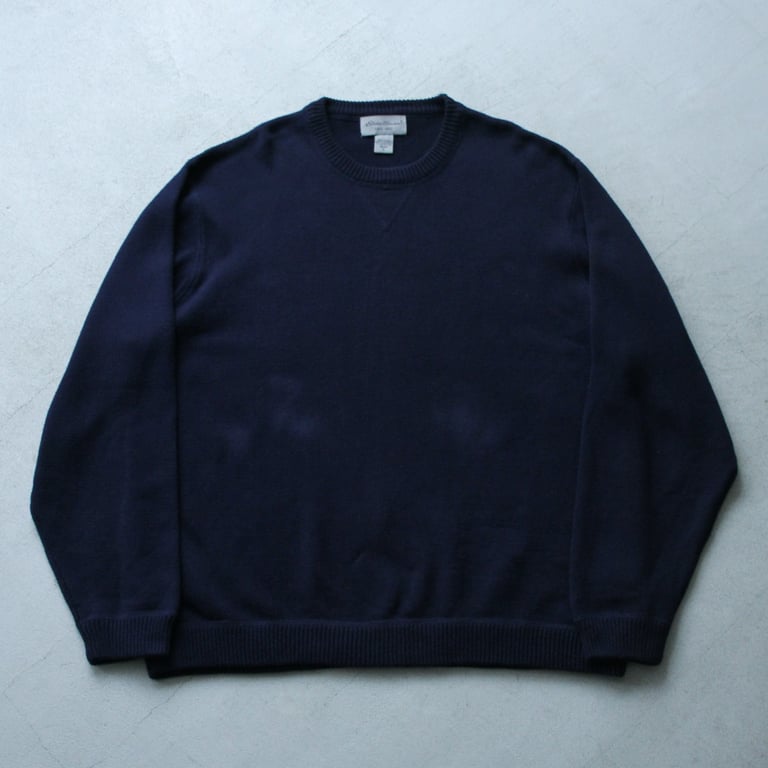 00s Eddie bauer cotton knit sweater｜エディーバウアー