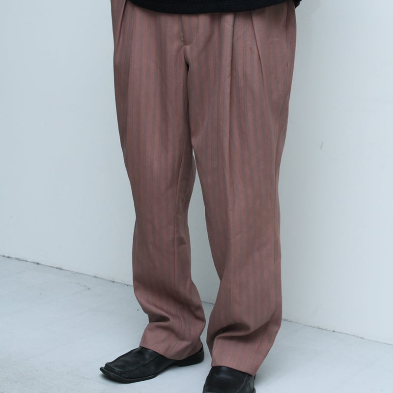 90s STACY ADAMS stripe pattern slacks | sui & s