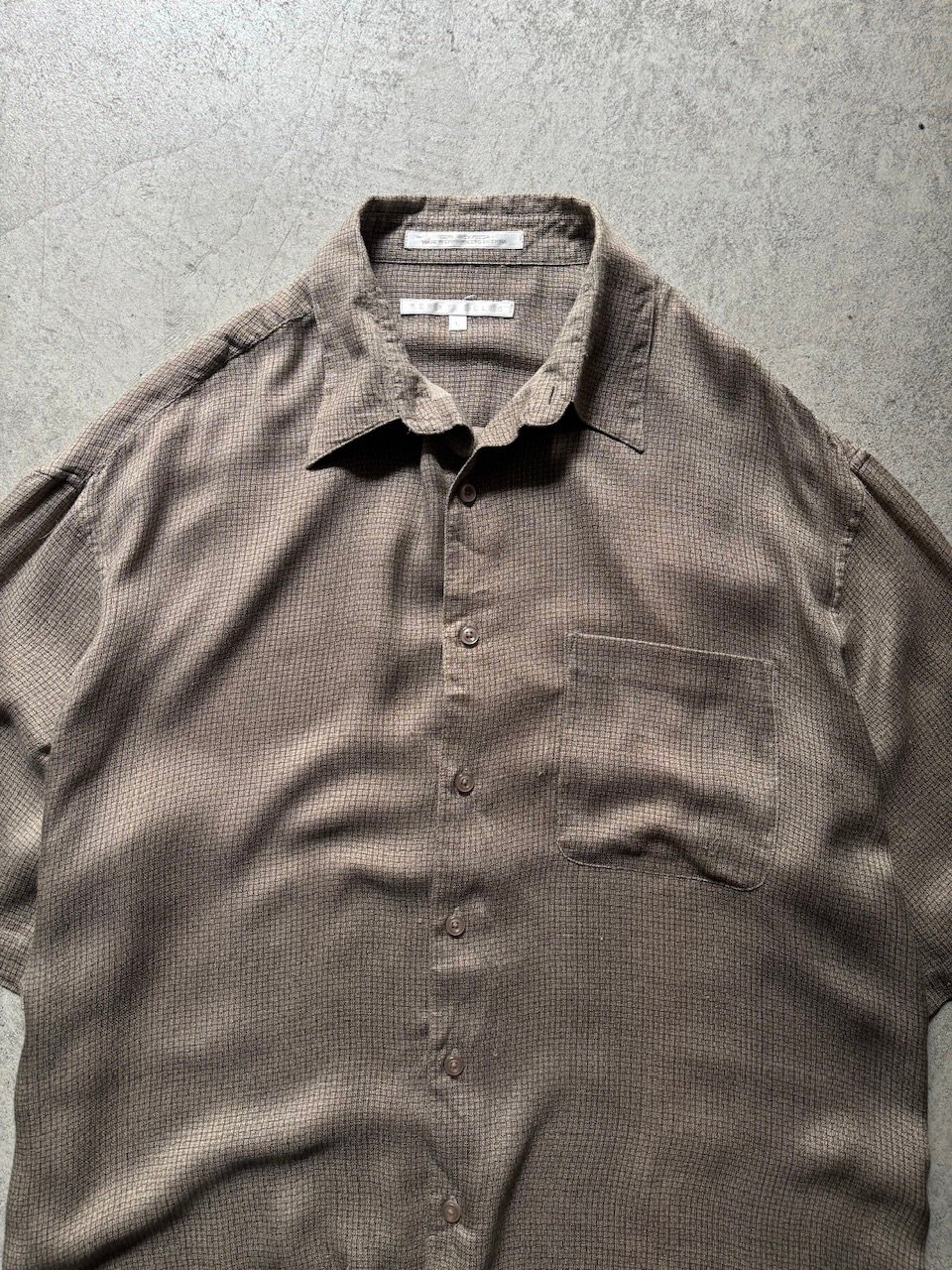 90s Perry ellis S/S silk shirt | sui & shara